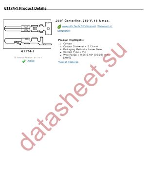 61174-1 datasheet  